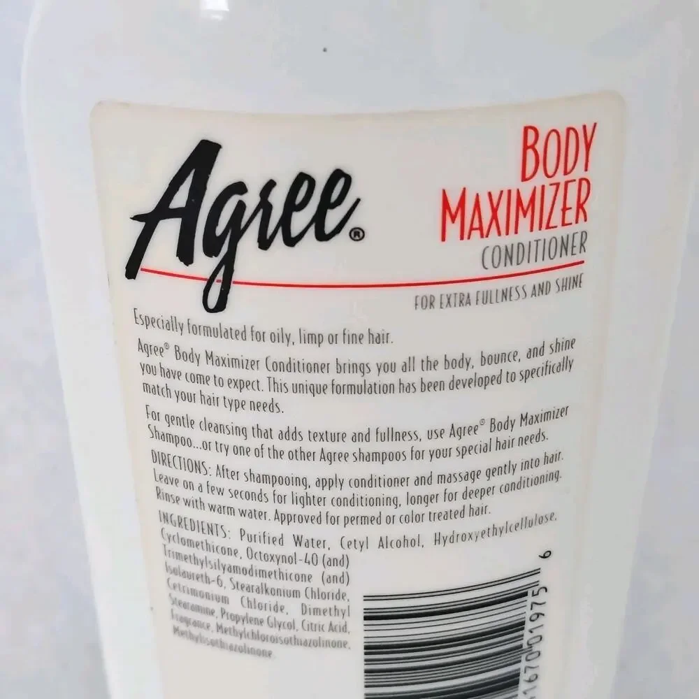 Vintage Agree Body Maximizer Conditioner 15 oz NEW For Oily Limp Fine Hair